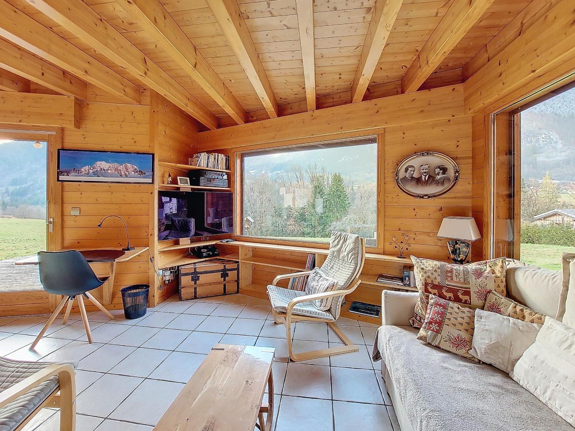Chalet Wifi - Le Biot - 8 Personnes - Chalet Morand Eksteriør bilde