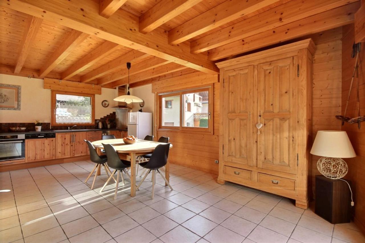 Chalet Wifi - Le Biot - 8 Personnes - Chalet Morand Eksteriør bilde