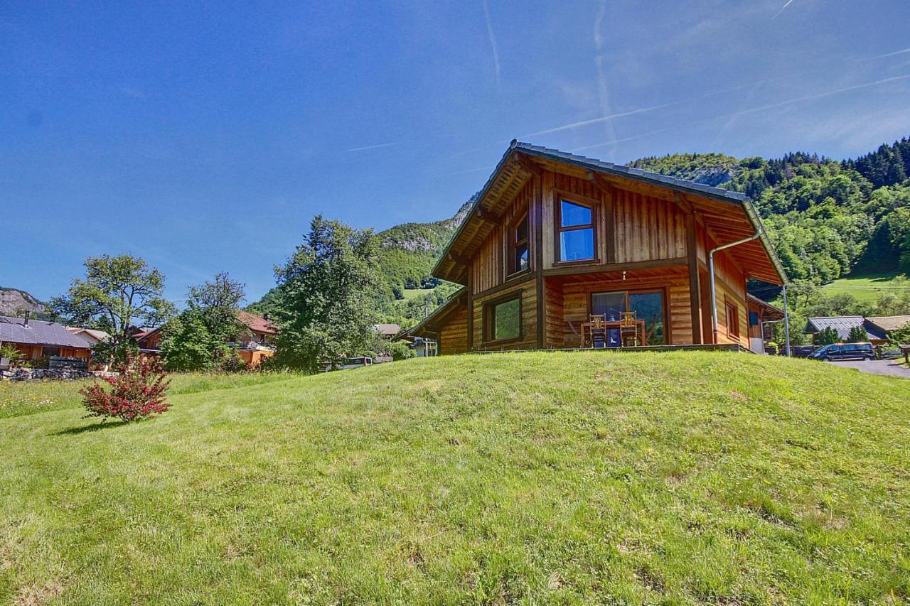 Chalet Wifi - Le Biot - 8 Personnes - Chalet Morand Eksteriør bilde